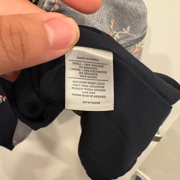 Market & Spruce Navy Floral Dress - Size 1X - New With Tags! - Picture 8 of 8